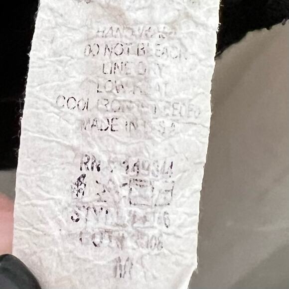 ZUTTER / black Utah mountain sun graphic print long sleeve pullover / M - Picture 5 of 6